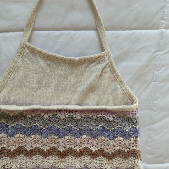 NWOT Crochet American Eagle Halter Top Size XS - Picture 5 of 7